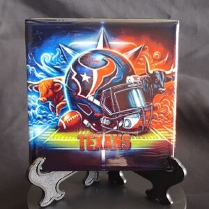 Hand Crafted Texans Art